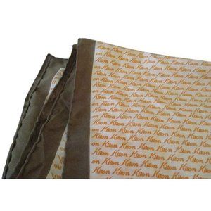 *Kiton Vintage Tangerine Ivory Taupe Signature Scarf